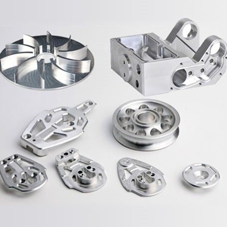 Parte d'alluminio lavoræ CNC